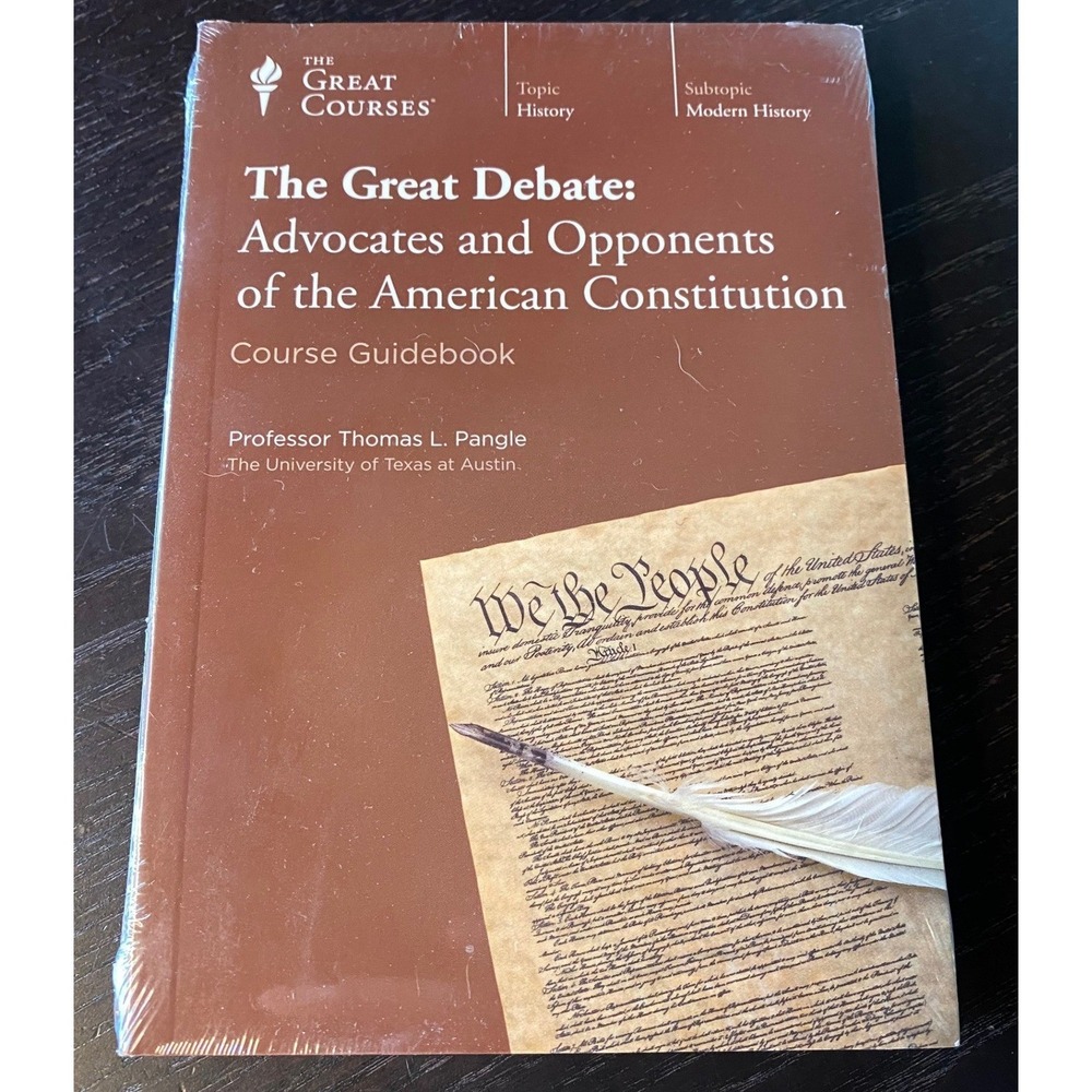 The‎ Great Courses Great Debate American Constitution DVD Guidebook Sealed New